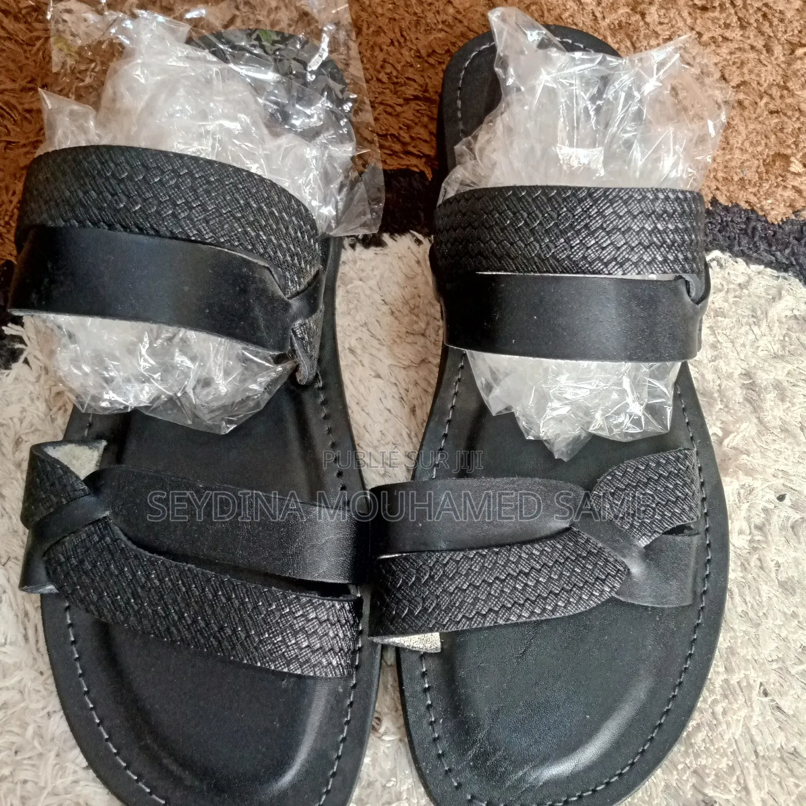 Sandales en Cuir Pour Hommes