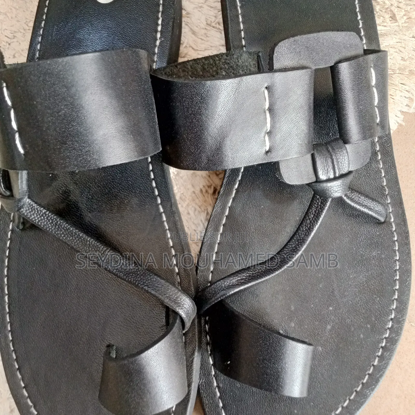Sandales en Cuir Pour Hommes