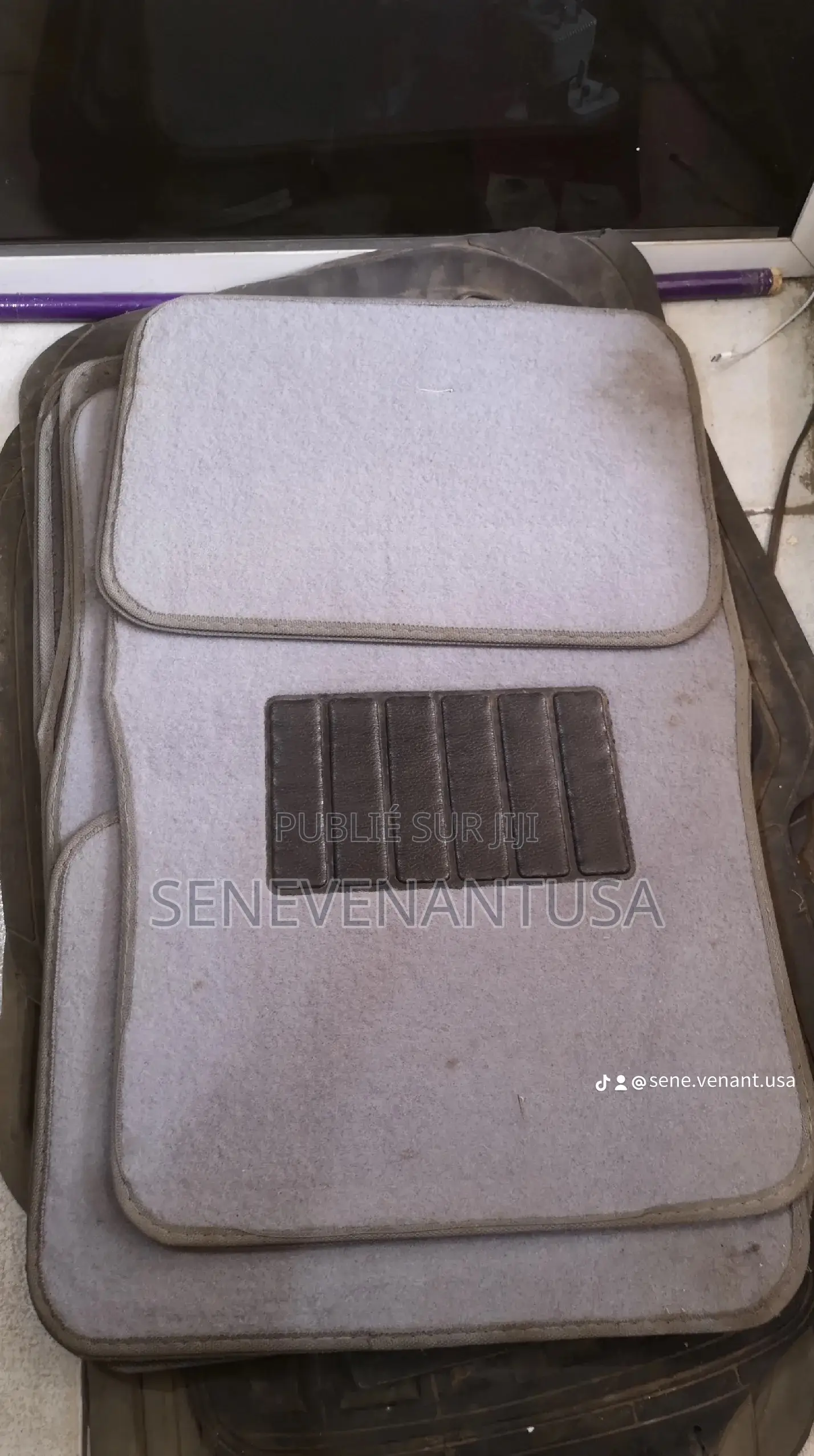 4 Pc Set Auto Floor Mats, Universal Fits Most Cars Quality Carpet W