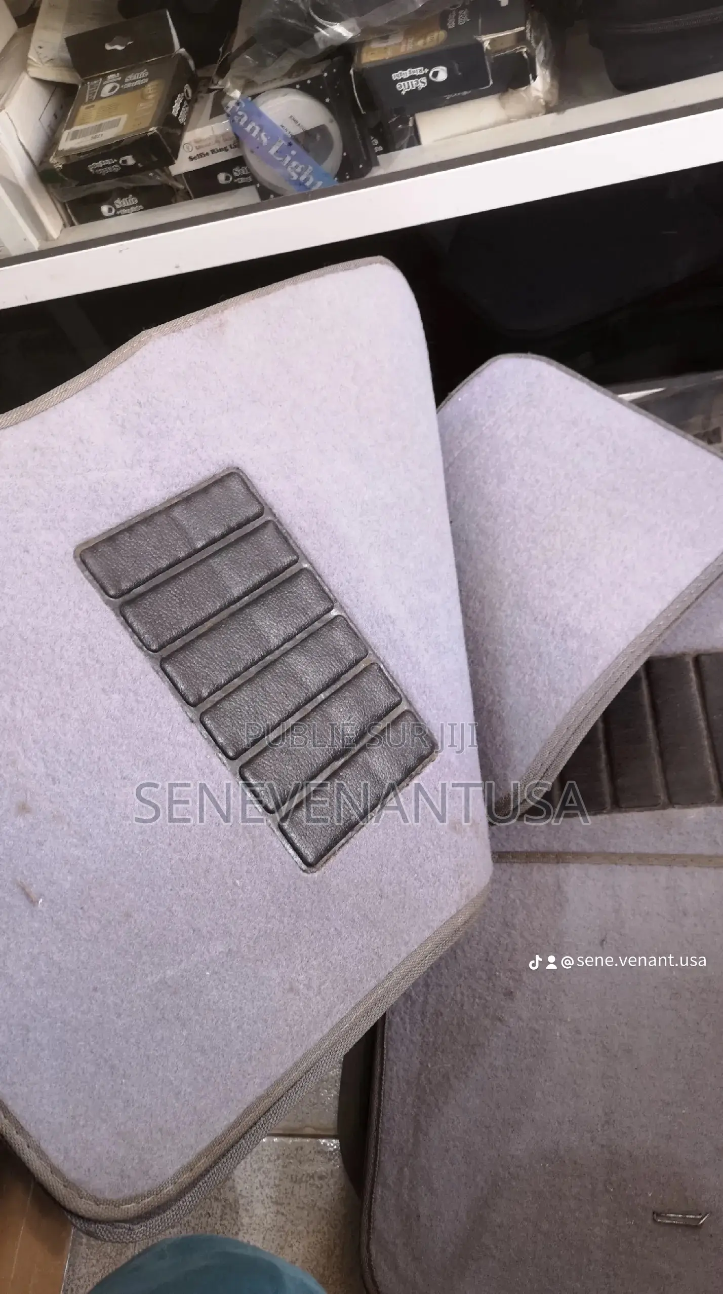 4 Pc Set Auto Floor Mats, Universal Fits Most Cars Quality Carpet W