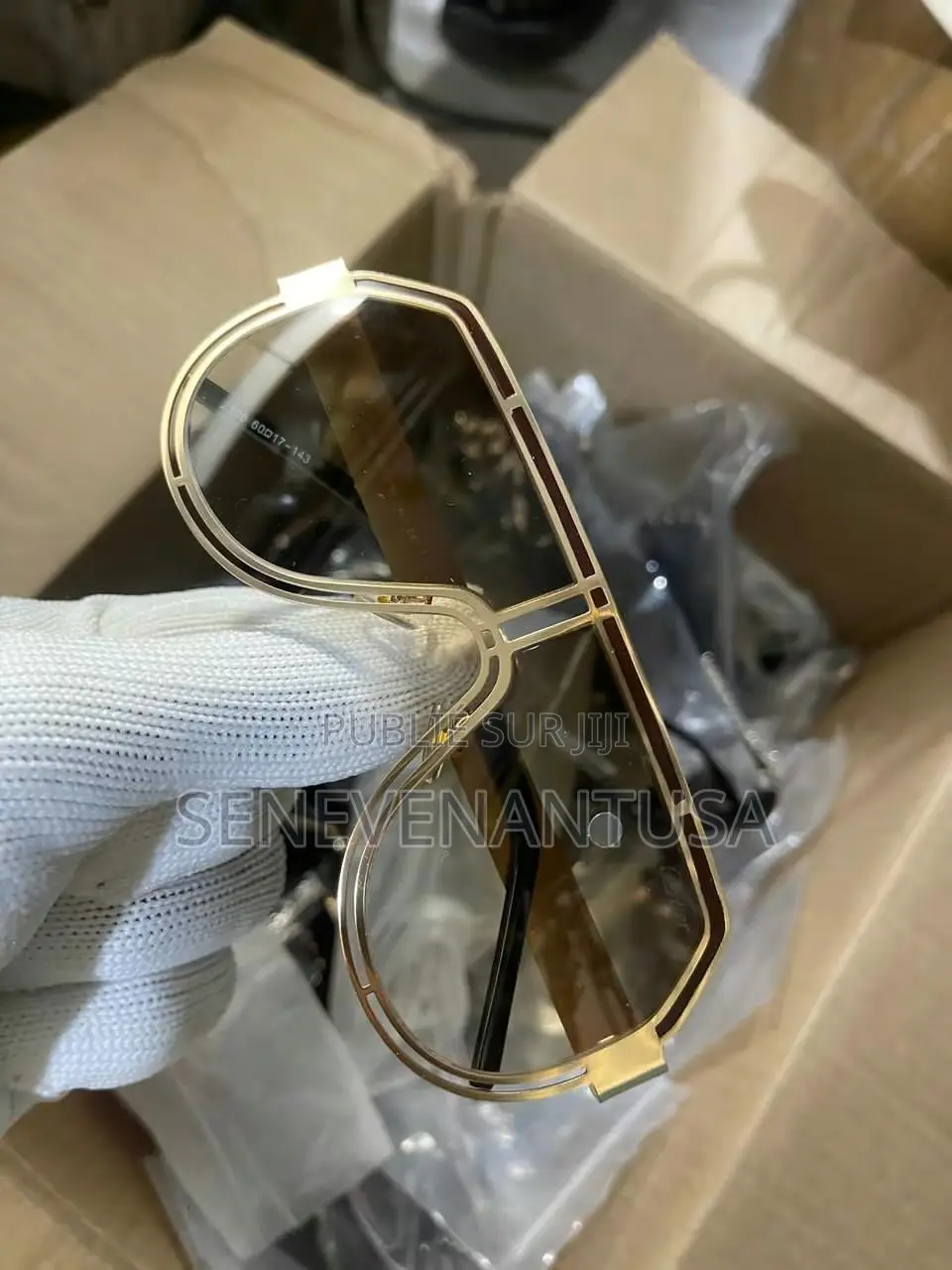 Grande Monture, Style Punk, en Métal, Pour Un Look Tendance.