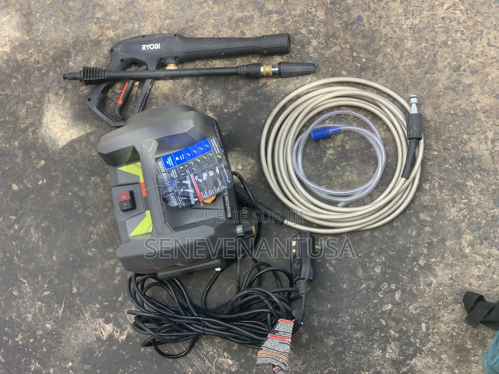 Nettoyeur Haute Pression À Eau Froide Ryobi Ry141612 - Noir