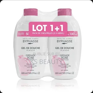 Lot De 2 Byphasse, Gel Douche 600ml + 600ml = 1,2kg
