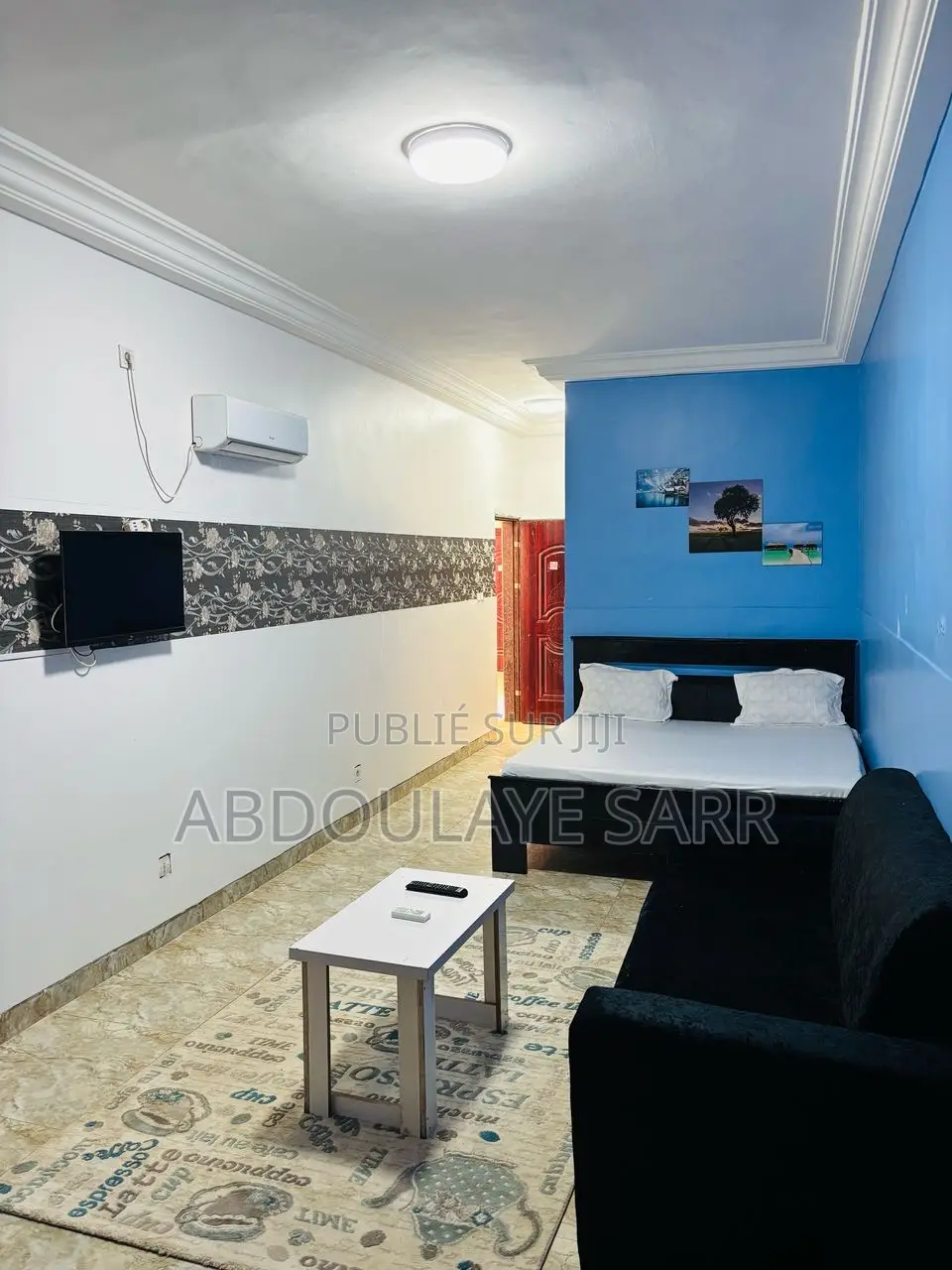 Meublé 3chbre Chambre et salon dans Rijâl Business, Almadies à Louer