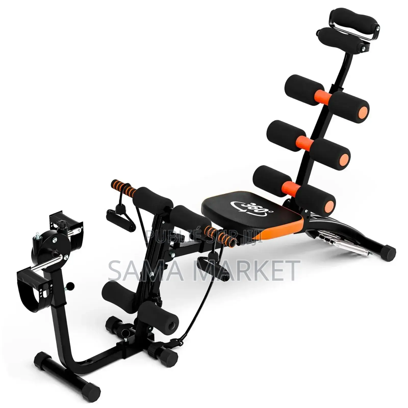 Seven Pack Care Banc À Abdominaux Réglable 7 en 1