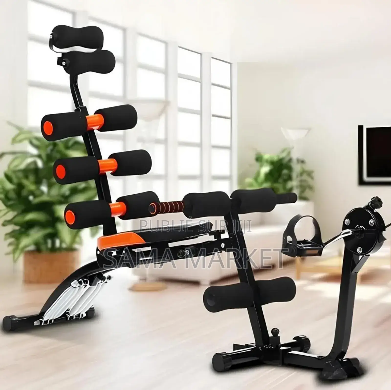 Seven Pack Care Banc À Abdominaux Réglable 7 en 1
