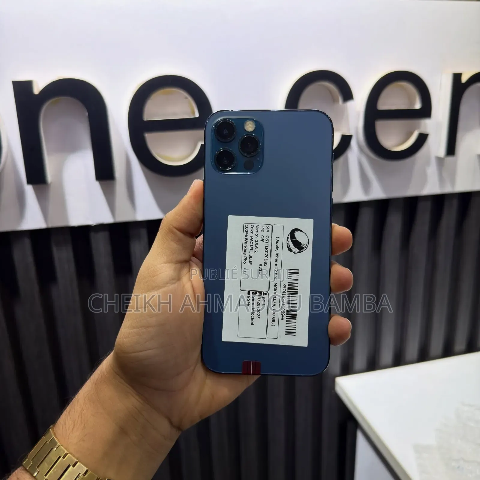 Nouveau Apple iPhone 12 Pro 128 GB Bleu