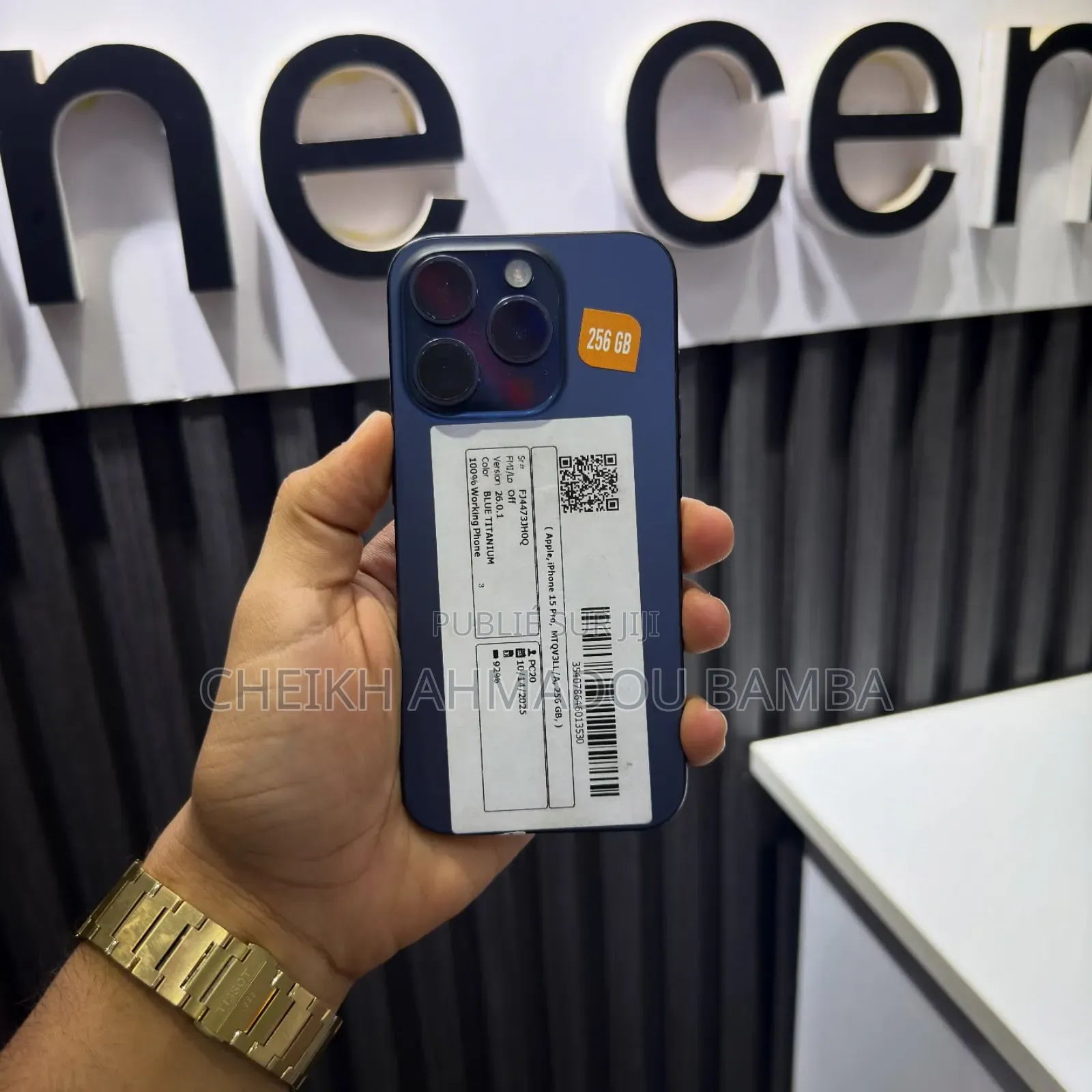 Nouveau Apple iPhone 15 Pro 256 GB Bleu