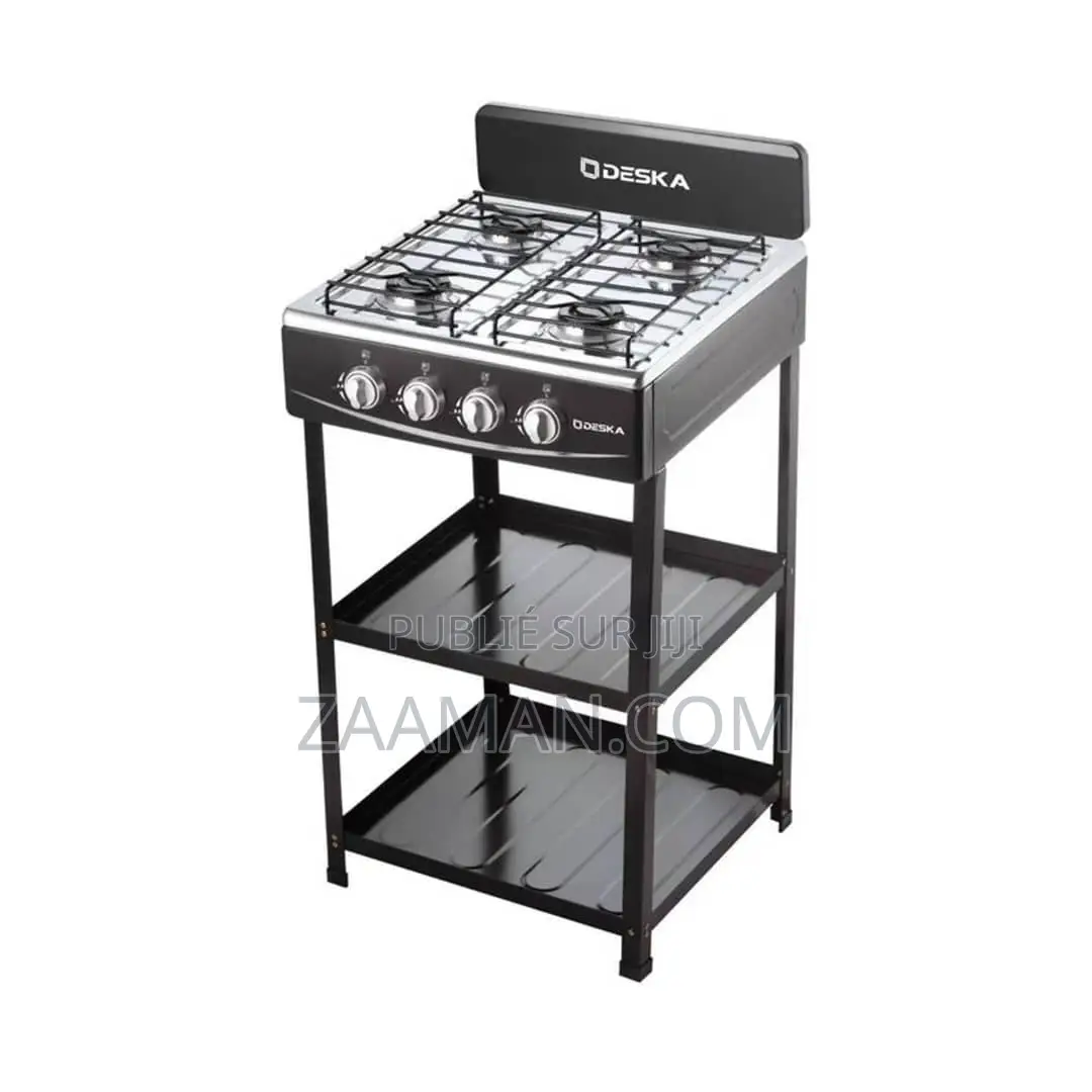 Plaque De Cuisson Deska 4feux 60x60 Avec Table Gsf06dk