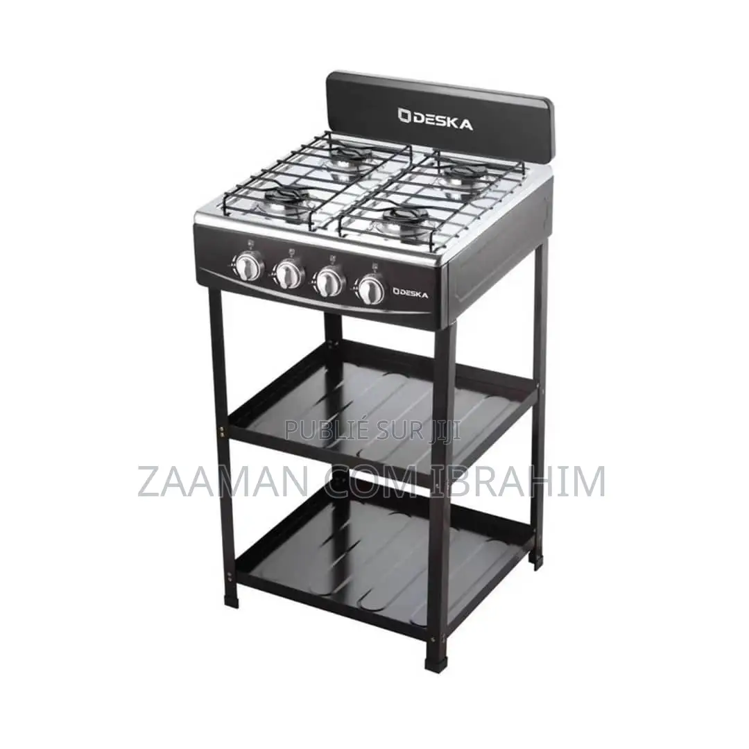 Plaque De Cuisson Deska 4feux 60x60 Avec Table Gsf06dk
