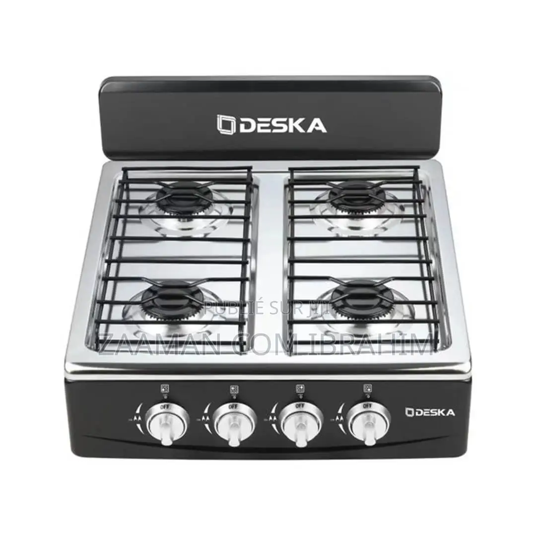 Plaque De Cuisson Deska 4feux 60x60 Avec Table Gsf06dk