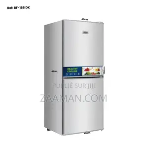 Refrigerateur Deska Combine 2tiroirs Pm Gris Bf166dkg