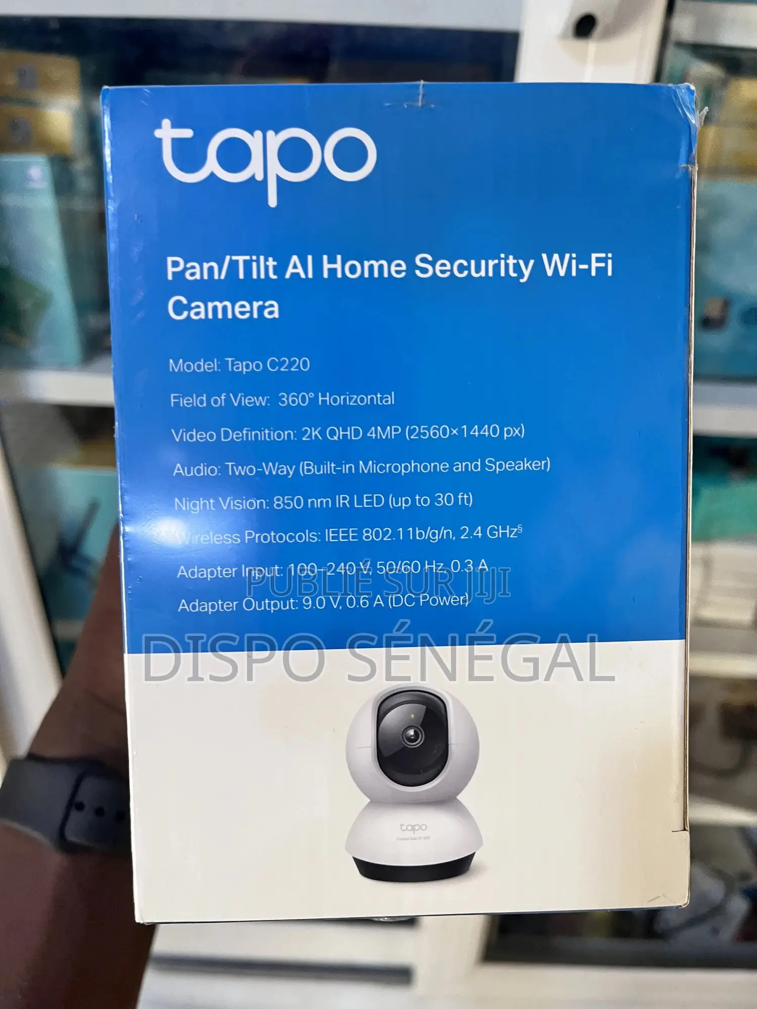 Caméra Ai QHD Intelligence Artificielle Tapo C220