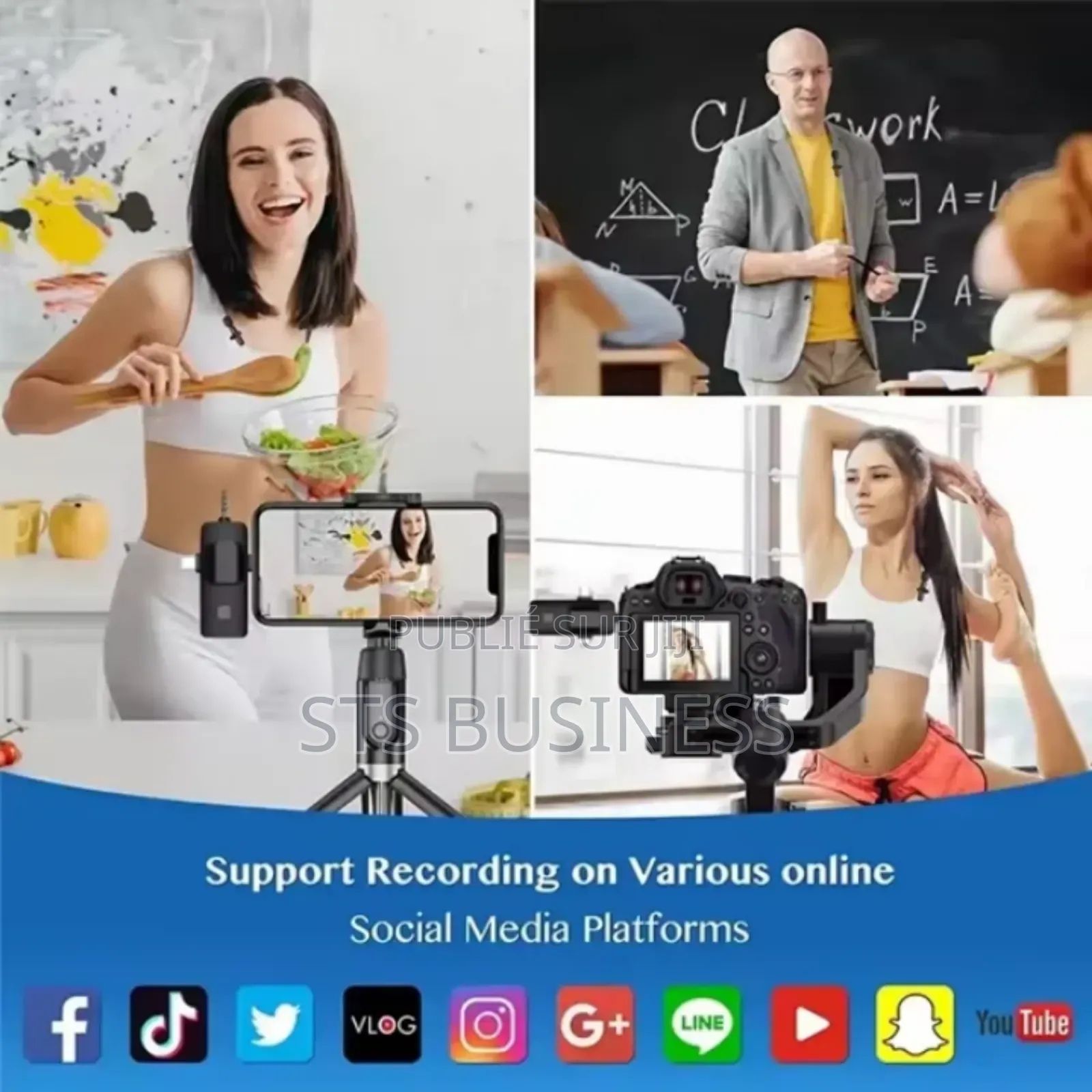 Micro Cravate Sans Fil Réduction De Bruit