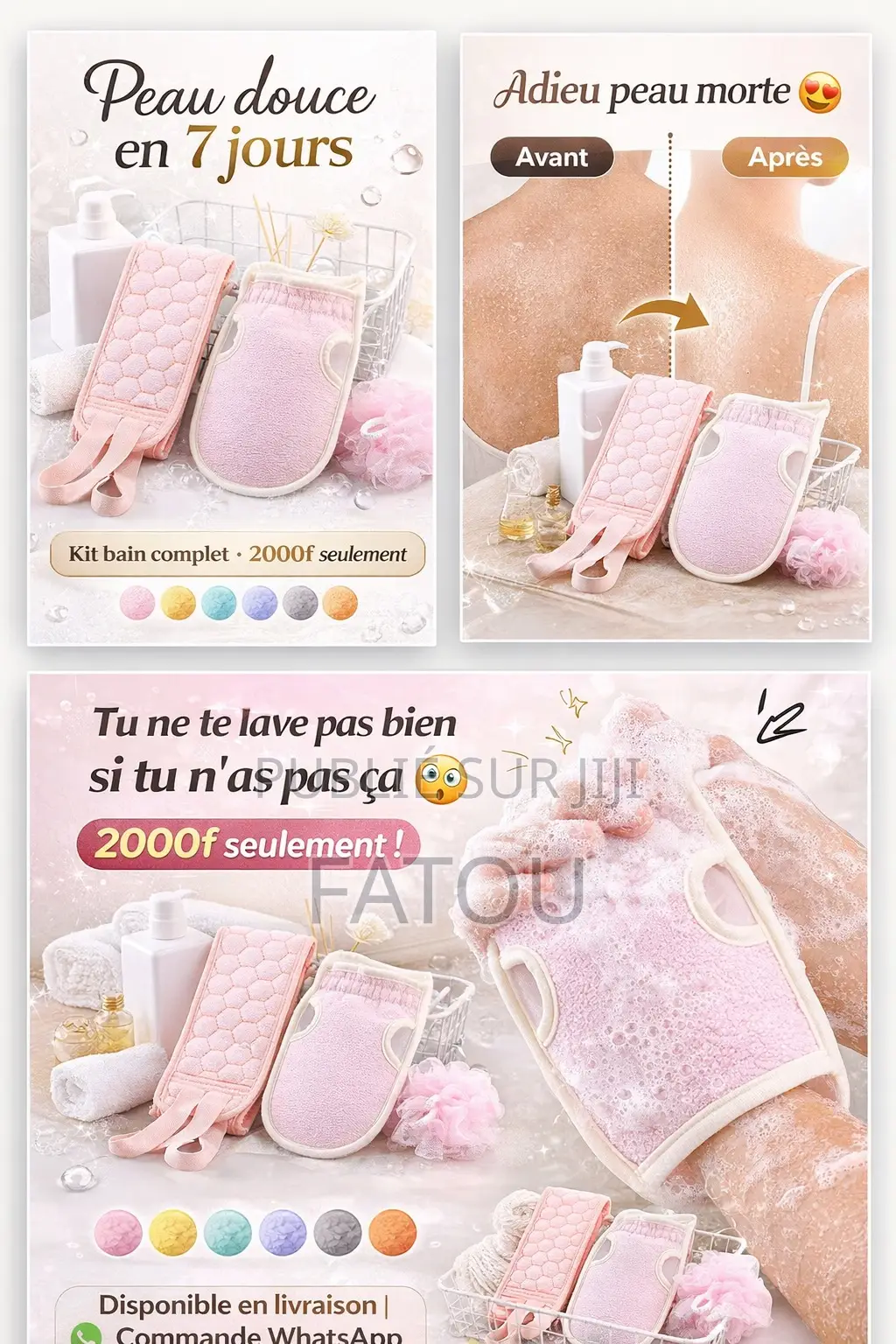 Ensemble De Bain Exfoliant