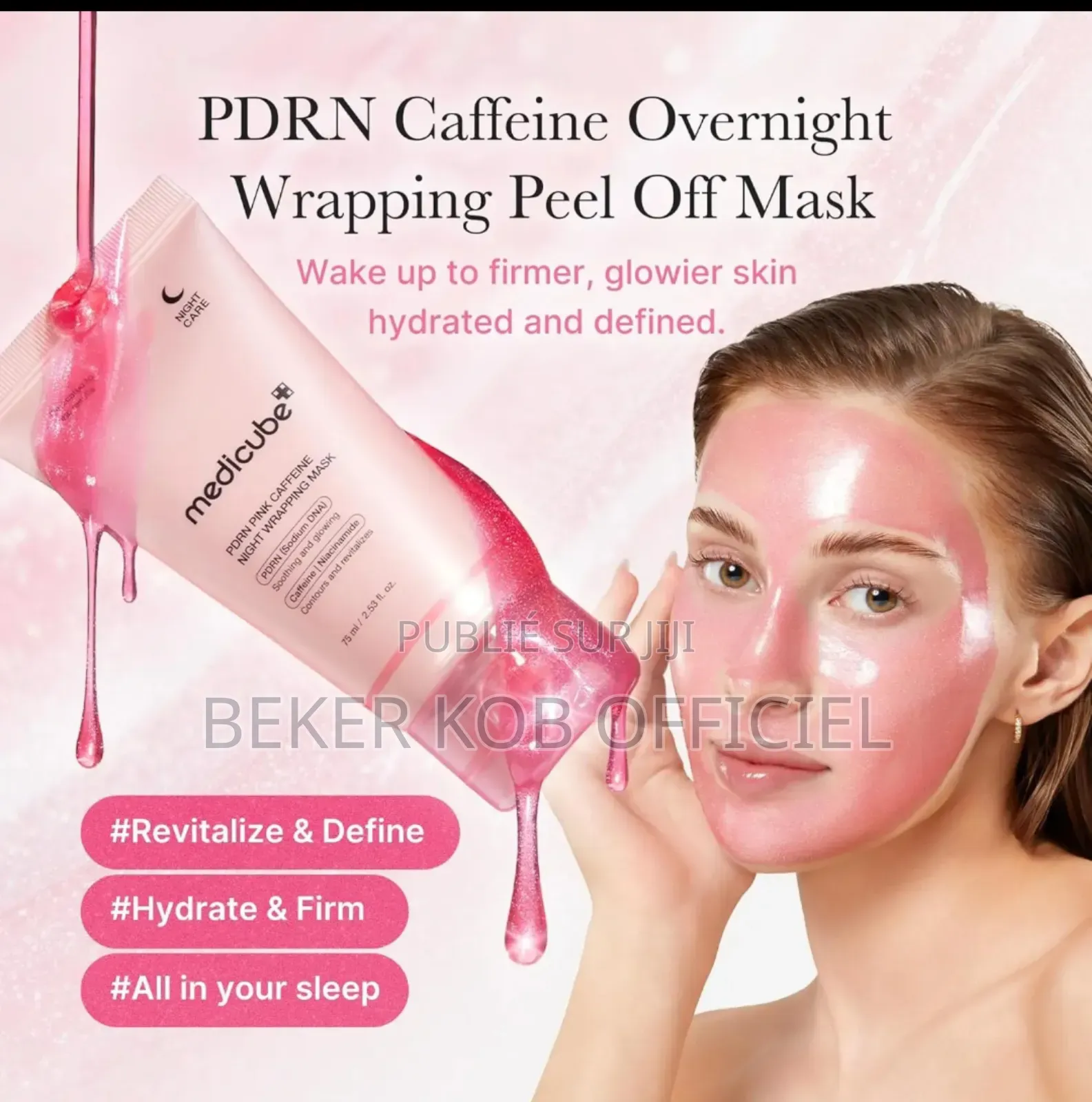 Medicube Masque De Nuit De Visage Avec De La Caféine