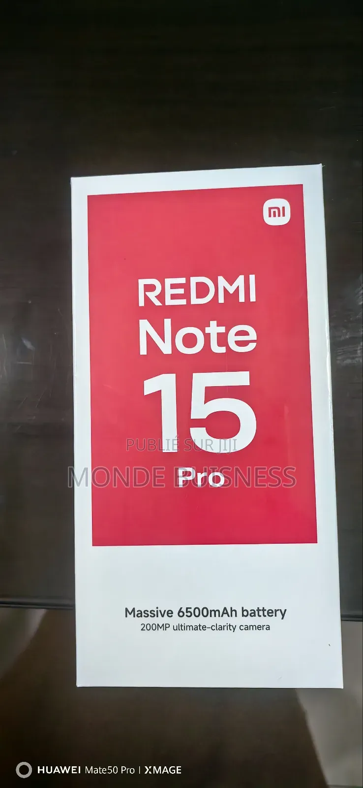 Nouveau Xiaomi Redmi Note 15 Pro 512 GB Noir