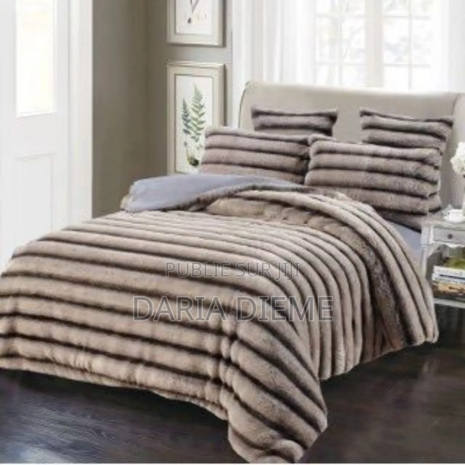 Drap Couette Fourrure 3 Pièces