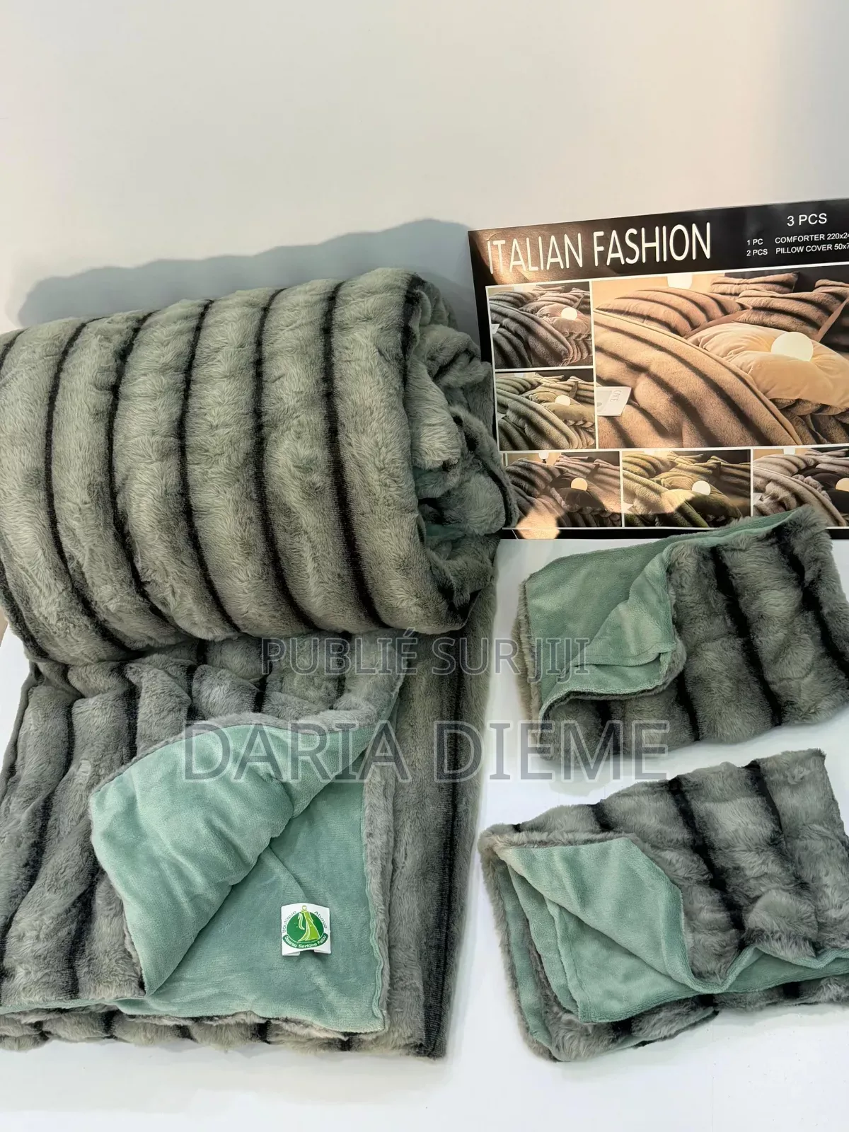 Drap Couette Fourrure 3 Pièces