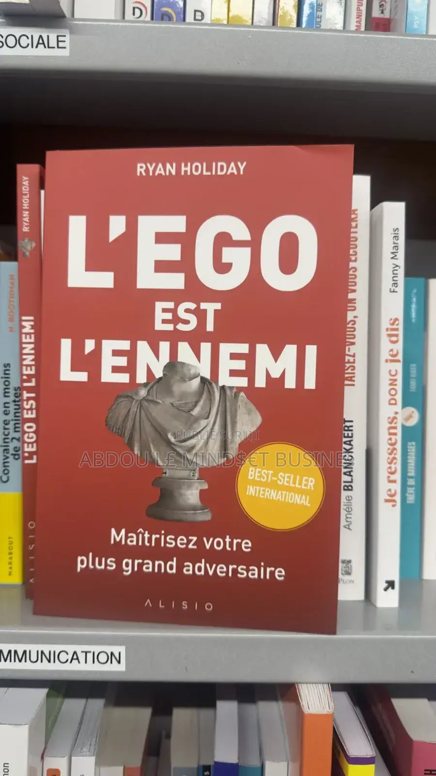 Livre : l'Ego Est l'Ennemi Disponible