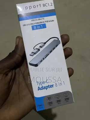 Adaptateur Usb-C 8 en 1 – Multifuntion Ultra Pratique