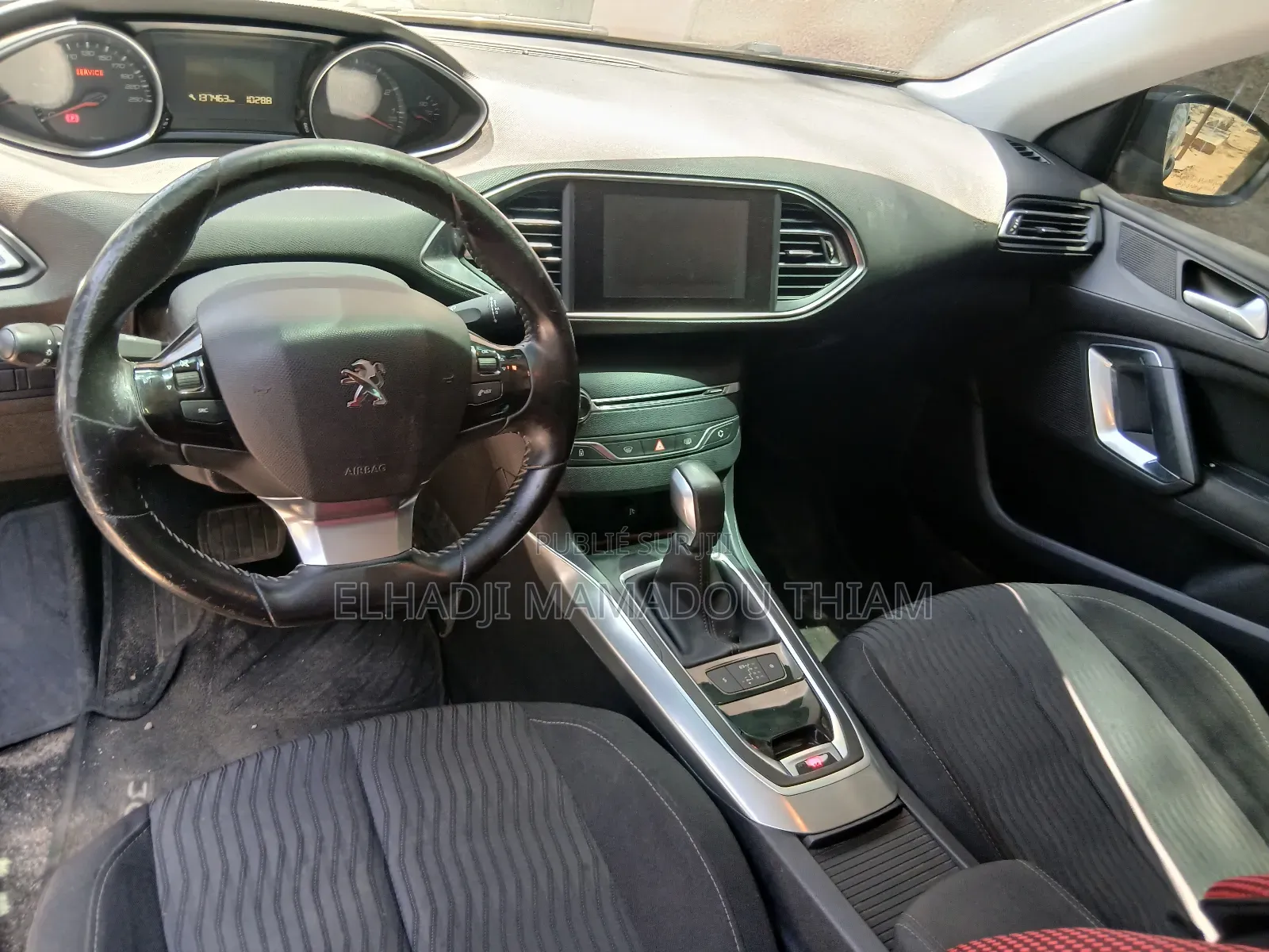 Peugeot 308 2016 Noir