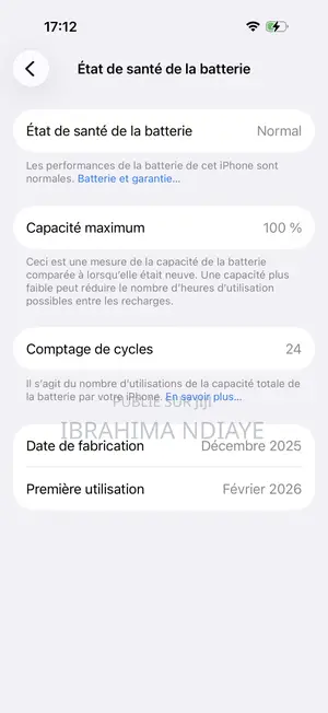 Nouveau Apple iPhone 17 256 GB Bleu