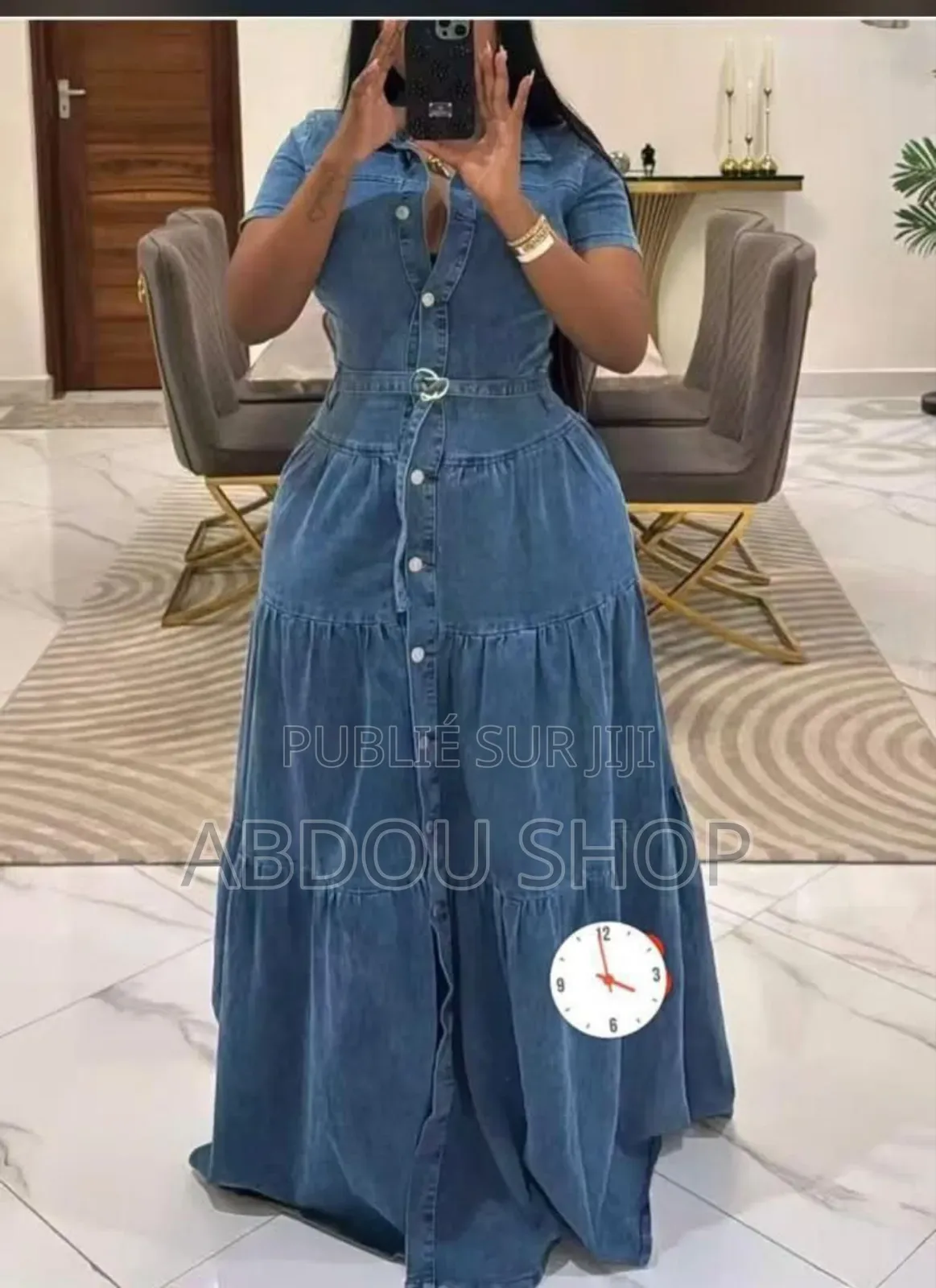 Robe Chemise Combinaison Jean Disponible