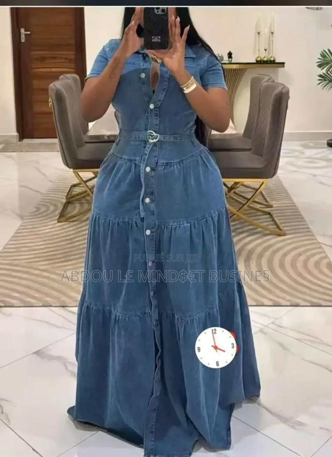 Robe Chemise Combinaison Jean Disponible