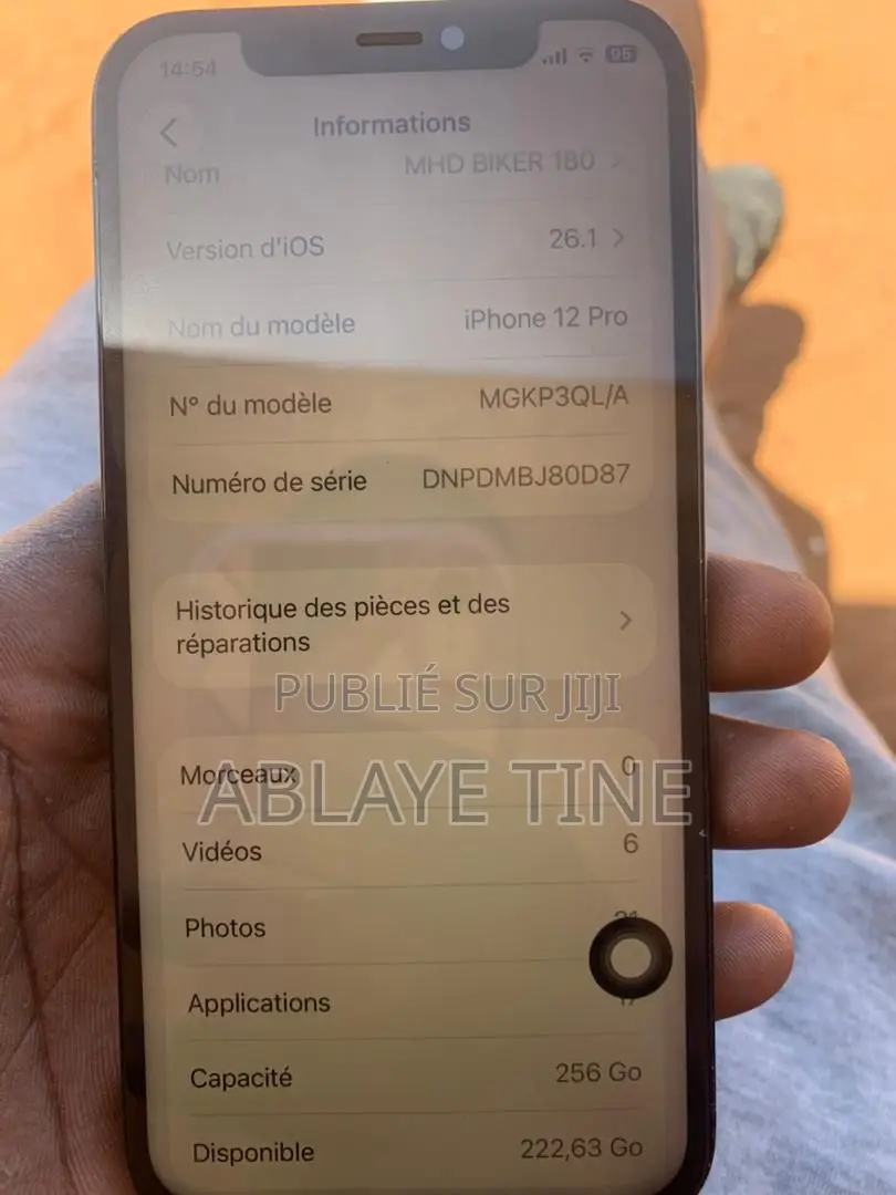 Apple iPhone 12 Pro 256 GB Bleu