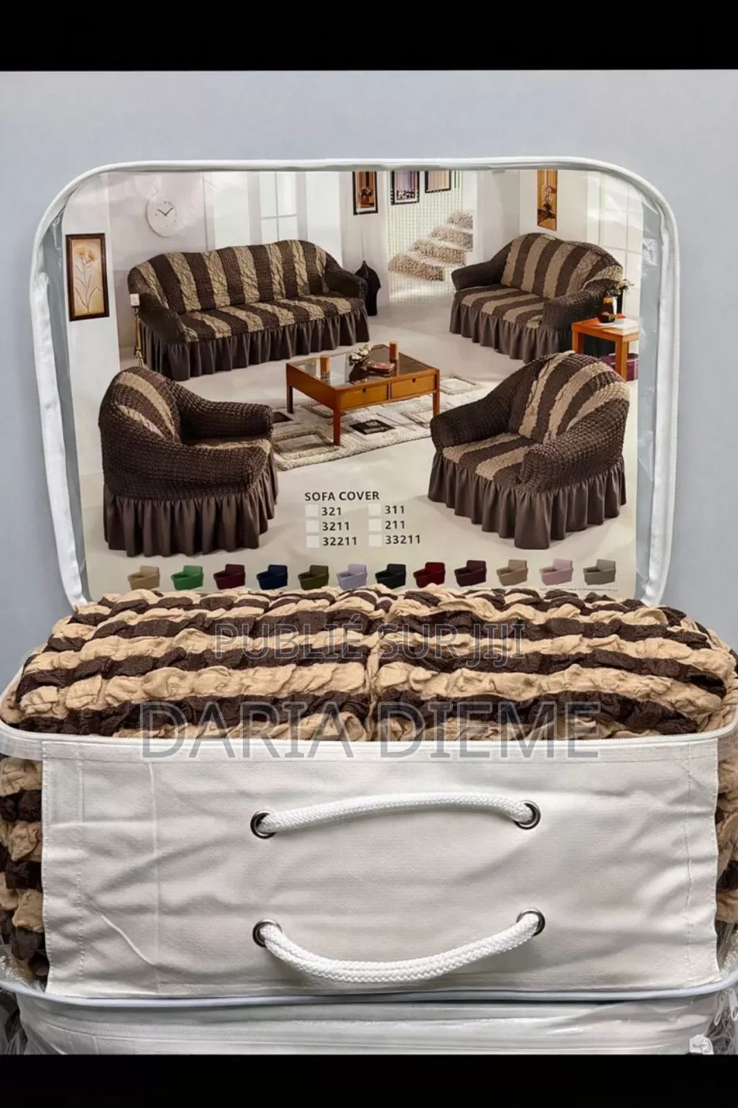 Housse Fauteuil Coton 7 Places