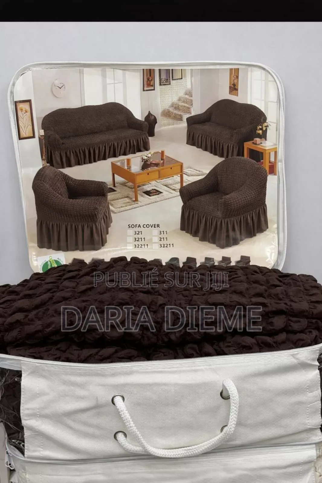 Housse Fauteuil Coton 7 Places