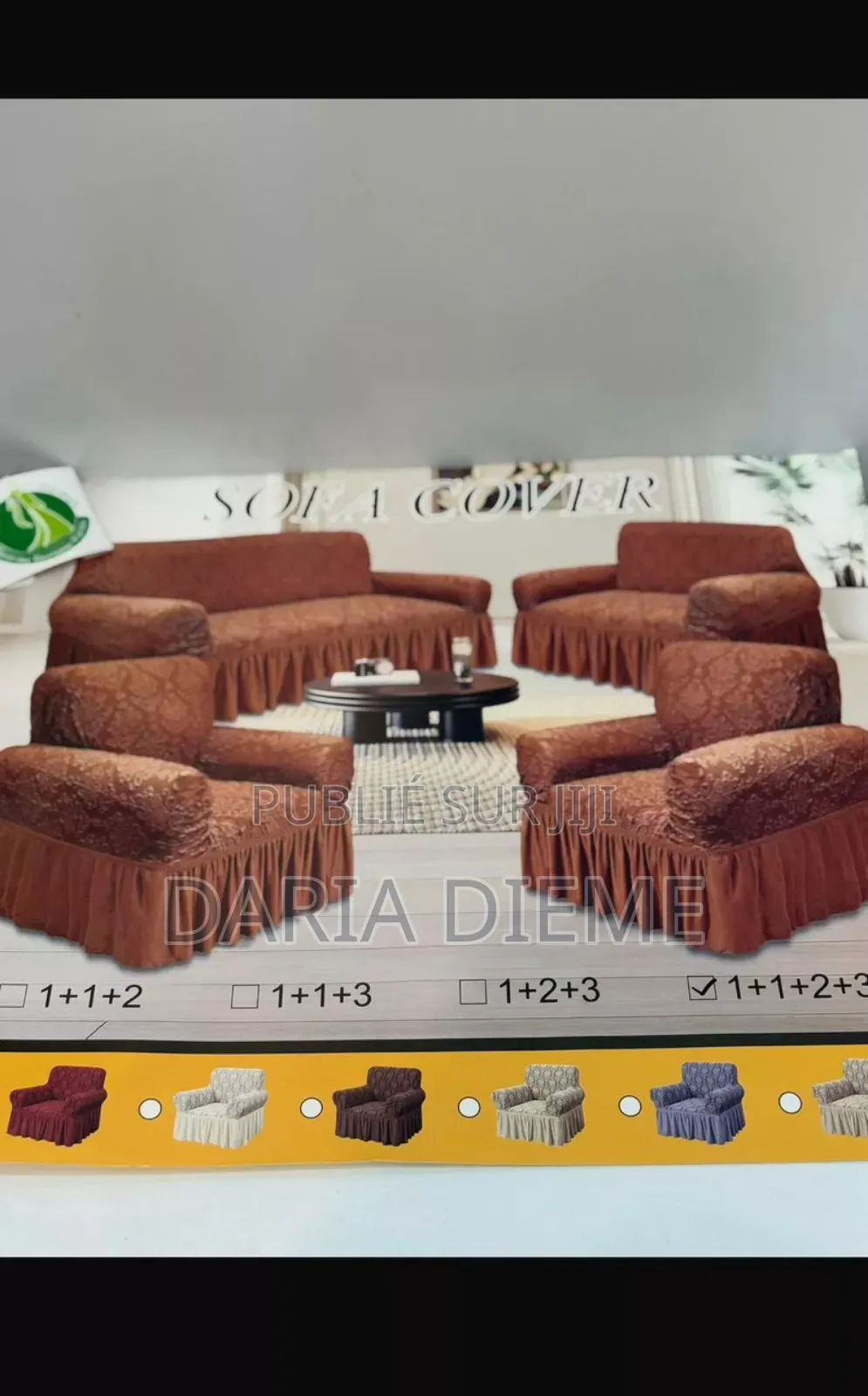 Housse Fauteuil Coton 7 Places