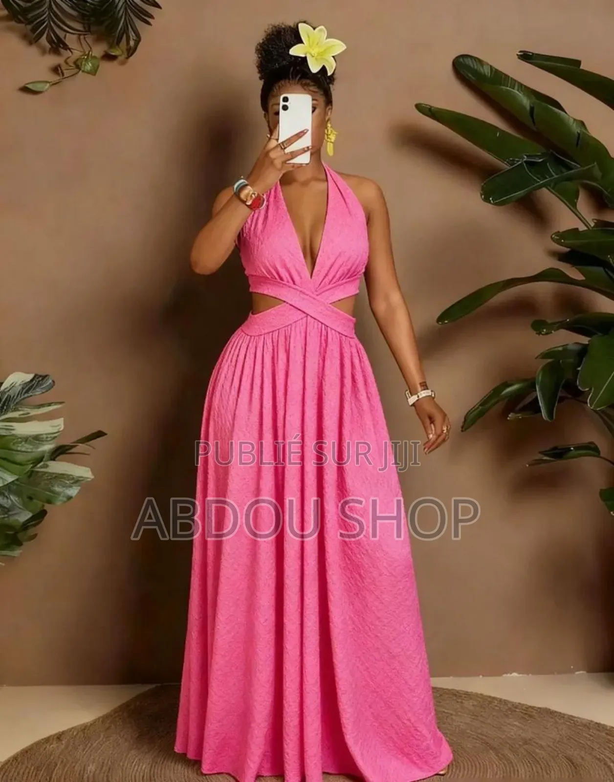 Robe Longue Sans Manche Qualité Original Disponible