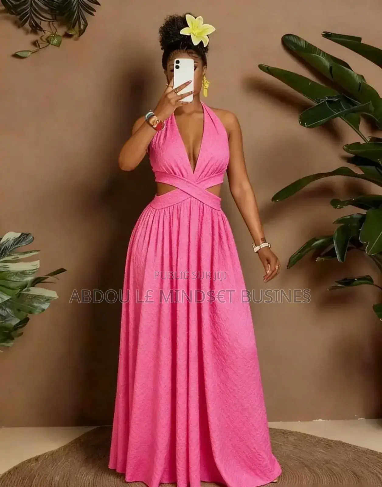 Robe Longue Sans Manche Qualité Original Disponible
