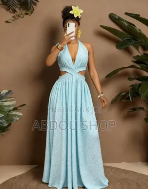 Robe Longue Sans Manche Qualité Original Disponible