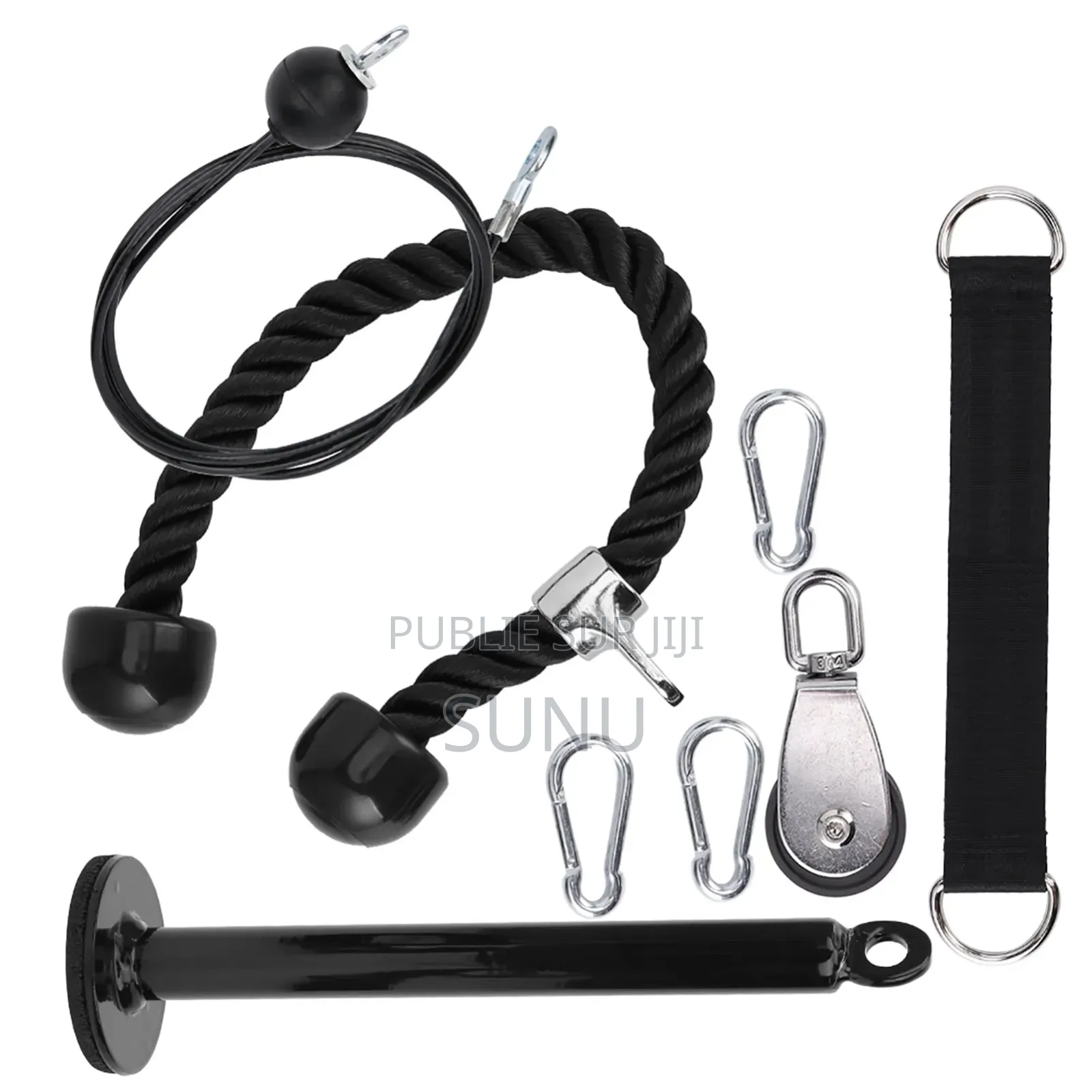 Ensemble d'Équipement De Fitness À Monter Soi-Même, Système De Poulie