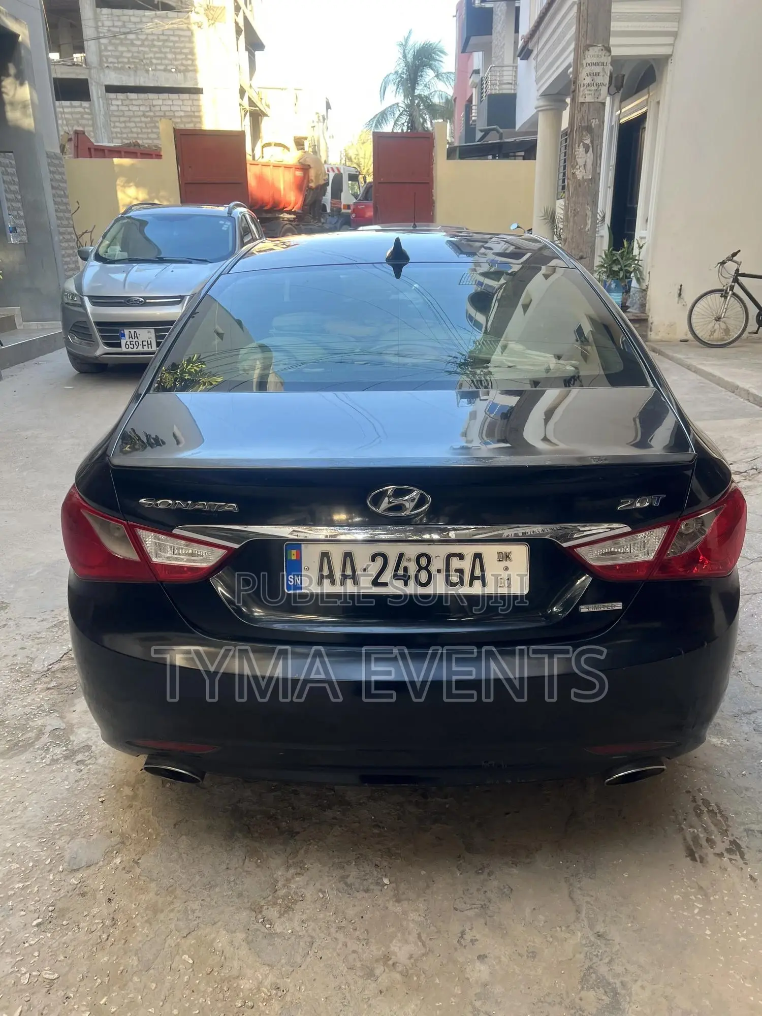 Hyundai Sonata Limited 2.0T Sedan (2.0L 4cyl 6A) 2013 Noir