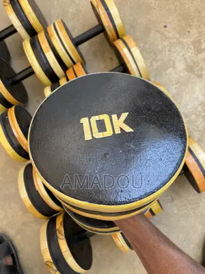 Haltère 10kg À 13000f. Livraison Gratuite À Dakar.