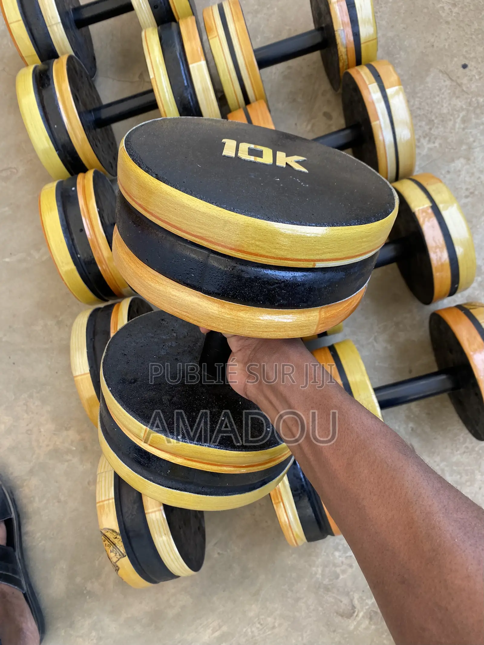 Haltère 10kg À 13000f. Livraison Gratuite À Dakar.