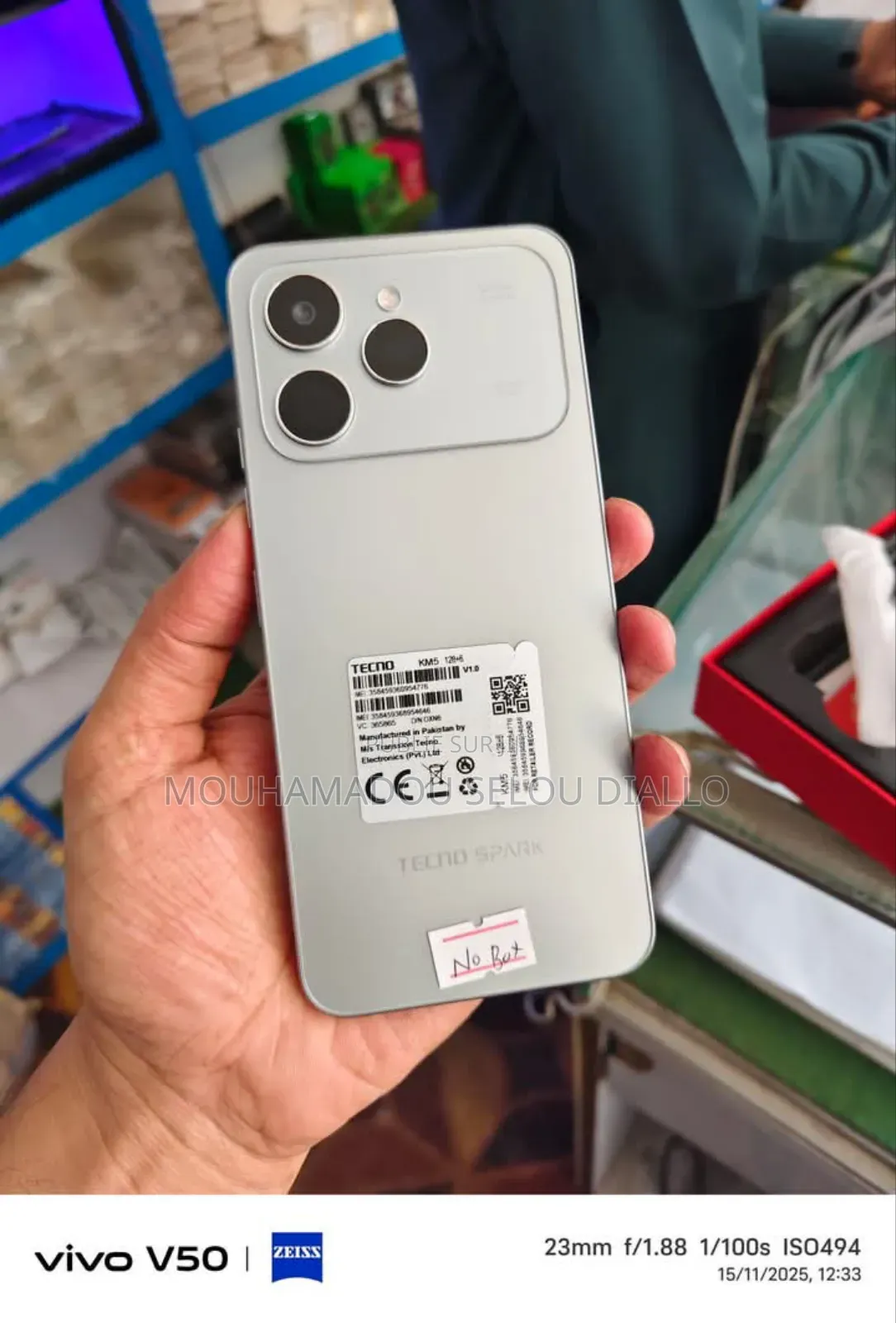 Nouveau Tecno Spark 40 128 GB Blanc