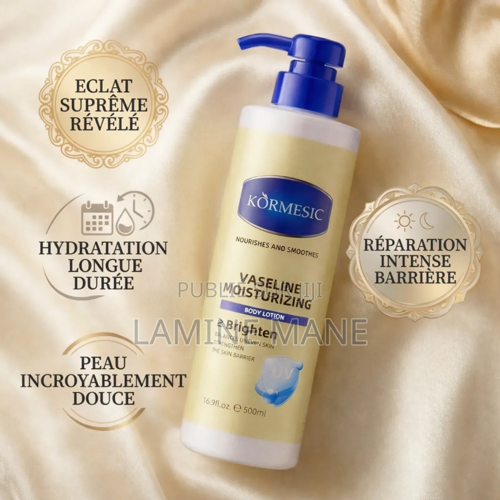 Lait Corporel Kormesic 500ml – Hydratation Intense Peau Lisse