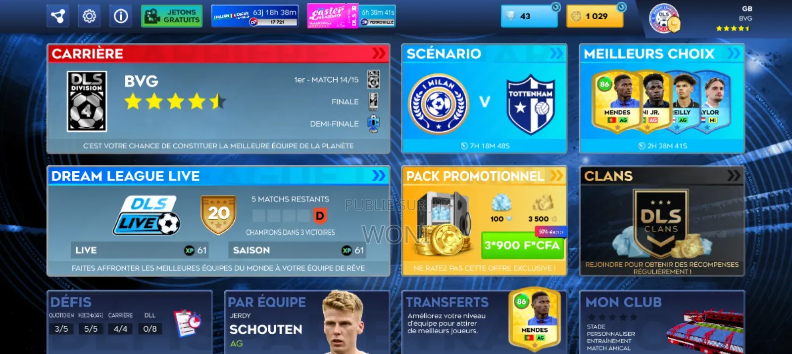 Vente De Compte Dls 26 : À Partir De 1850 Fcfa