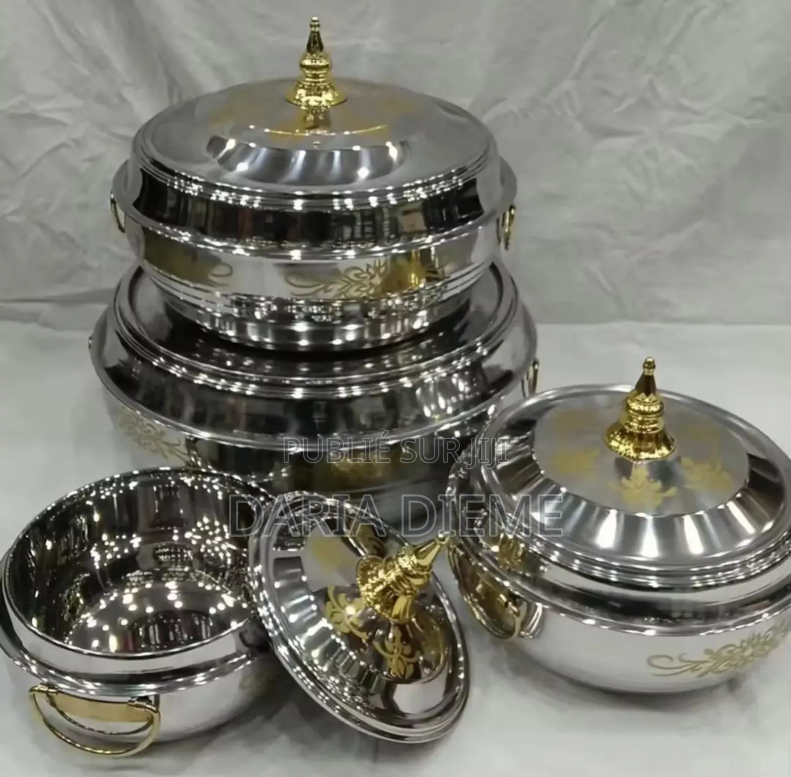 Ensemble 4 PCS Lunch Box ( Isothermes) en Inox