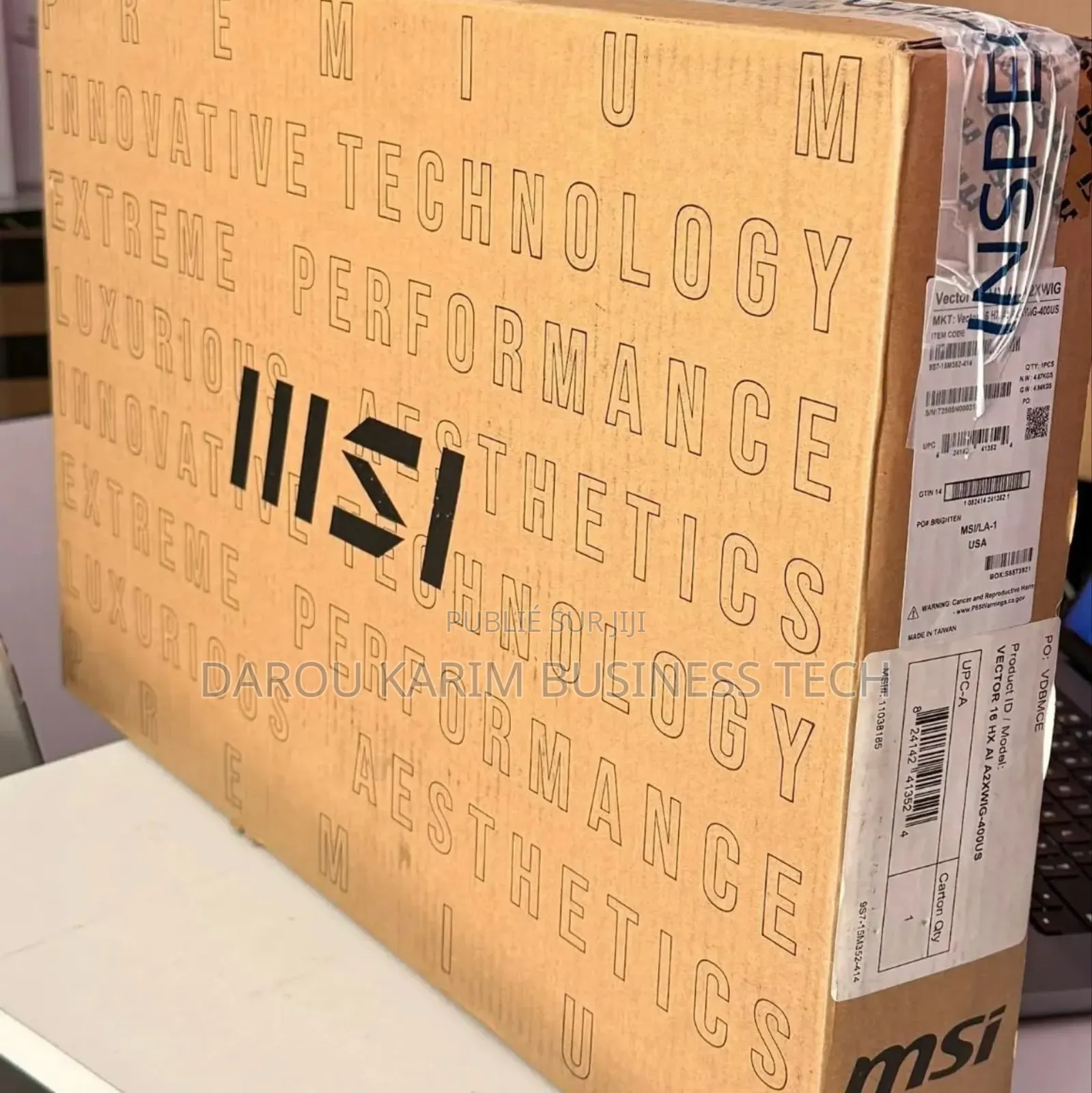 Nouveau Ordinateur portable MSI Autre 16GB Intel Core Ultra 9 SSD 1T