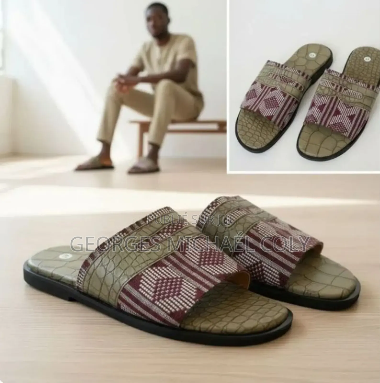Sandales Croco
