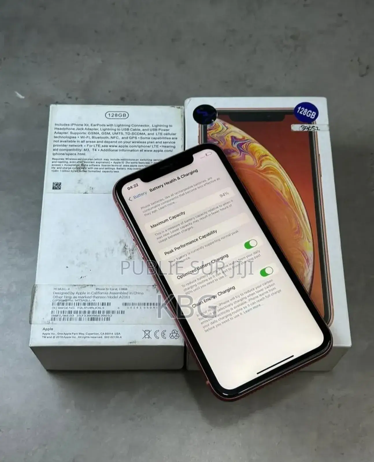 Nouveau Apple iPhone XR 128 GB Orange