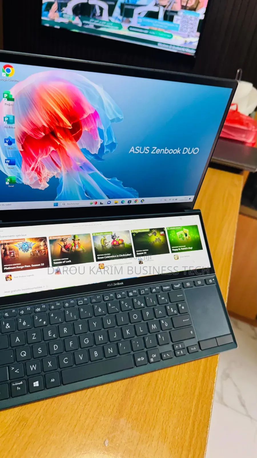 Nouveau Asus Zenbook Duo 14 16GB Intel Core i5 SSD 512GB