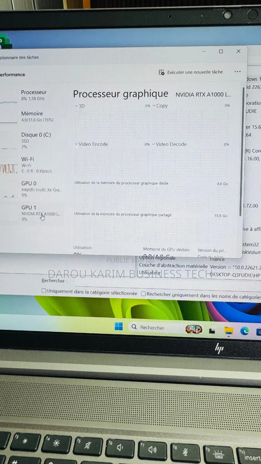 Nouveau HP ZBook Power G9 i7 32GB Intel Core i7 SSD 512GB