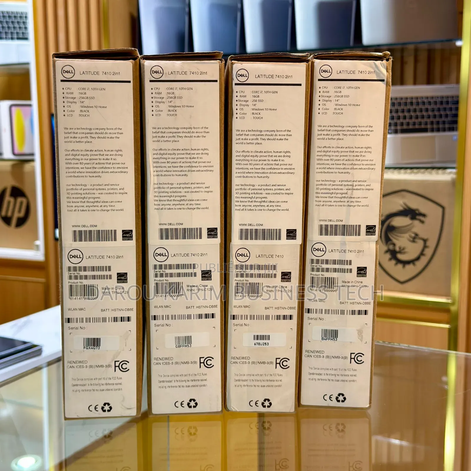 Nouveau Dell Latitude 7410 16GB Intel Core i7 SSD 256GB